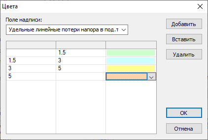 Задание настраиваемого цвета надписей