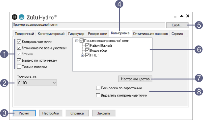 Знакомство с панелью расчетов