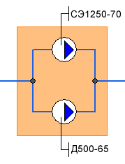 Параллельно установленные насосы с разными характеристиками